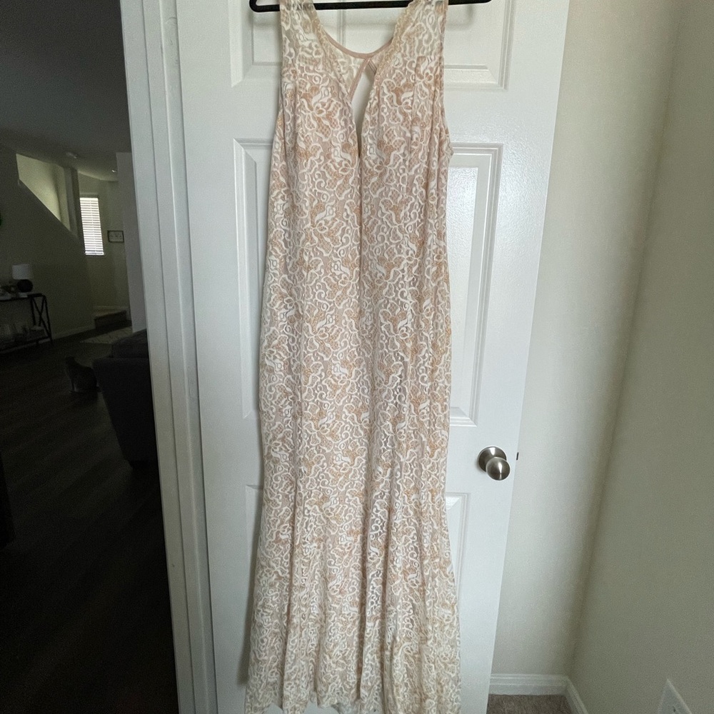 Lace mermaid long dress